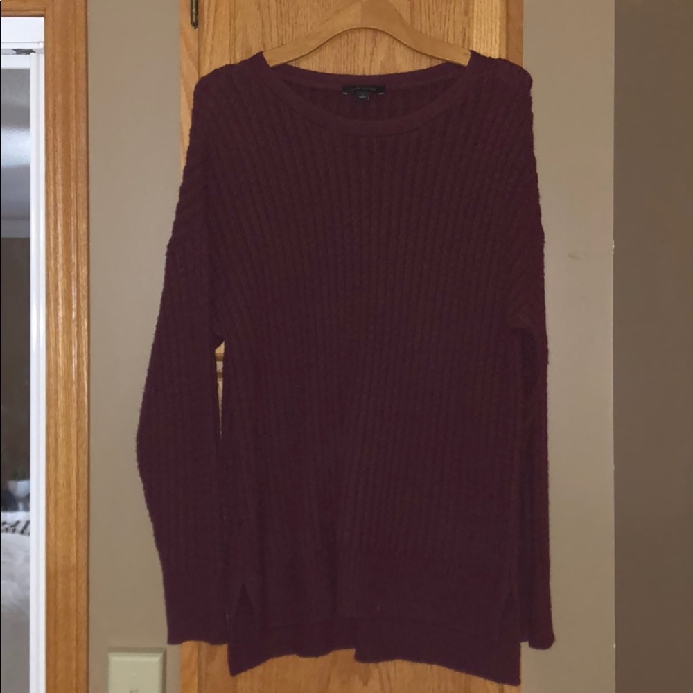 Cable knit sweater